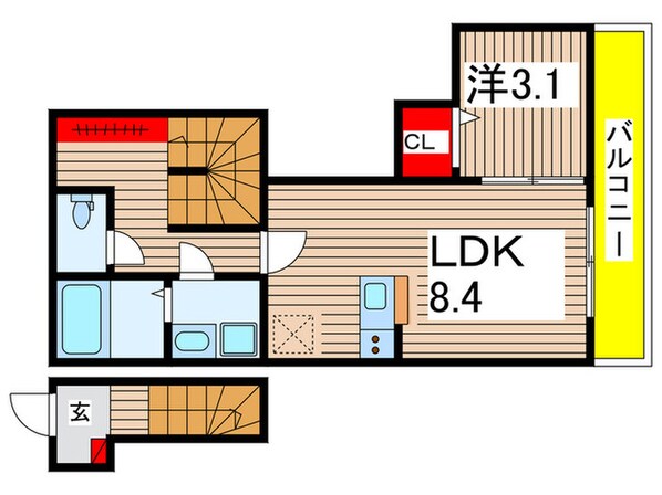 ＢｅｓｔＳｔａｇｅ四街道Ⅰの物件間取画像